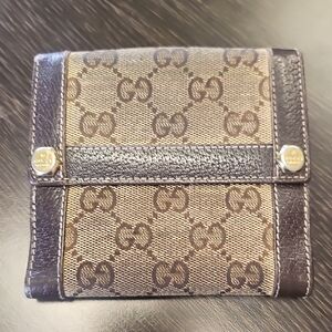 Gucci Brown Monogram Wallet